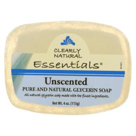 Clearly Natural Glycerine Bar Soap Unscented - 4 Oz - Default