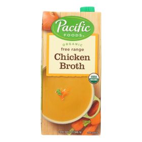 Pacific Natural Foods Chicken Broth - Free Range - Case Of 12 - 32 Fl Oz. - Default