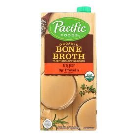 Pacific Natural Foods Organic Beef Bone Broth - Case Of 12 - 32 Fz - Default