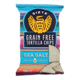 Siete Tortilla Chip - Sea Salt - Case Of 12 - 5 Oz - Default
