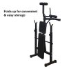 Olympic Weight Bench, Bench Press Set with Squat Rack and Bench for Home Gym Full-Body Workout - as Pic